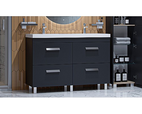 Тумба под раковину Velvex Orlando 120 tn.ORL.CLA.120.4Y Графит