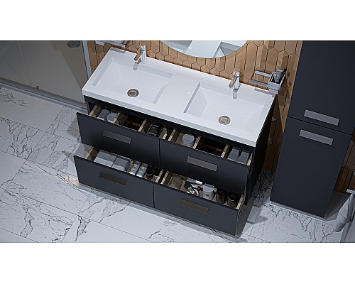 Тумба под раковину Velvex Orlando 120 tn.ORL.CLA.120.4Y Графит