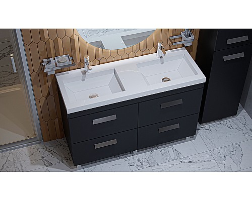 Тумба под раковину Velvex Orlando 120 tn.ORL.CLA.120.4Y Графит