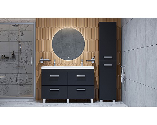 Тумба под раковину Velvex Orlando 120 tn.ORL.CLA.120.4Y Графит