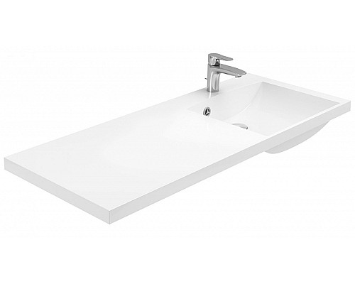 Тумба с раковиной Aquanet Нота 120 R 240161 подвесная Белая