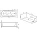 Акриловая ванна Bas Энтони 170x75 В 00065 без гидромассажа