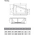 Акриловая ванна Vayer Trinity 160x120 R Гл000008157 без гидромассажа