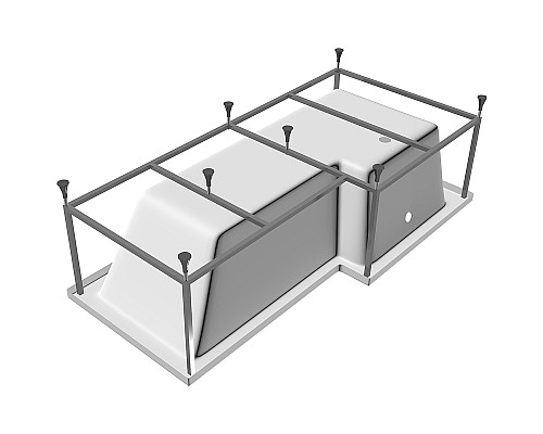 Акриловая ванна Vayer Options 165x85 L Гл000023294 без гидромассажа