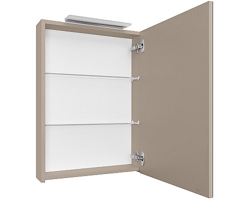 Зеркальный шкаф Roca Oleta 50 R A857644515 с подсветкой Капучино