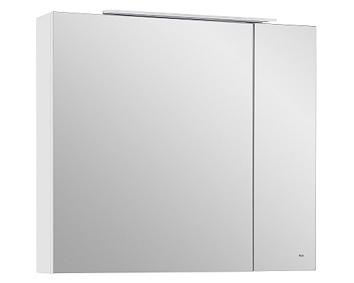 Зеркальный шкаф Roca Oleta 80 A857647806 с подсветкой Белый глянец