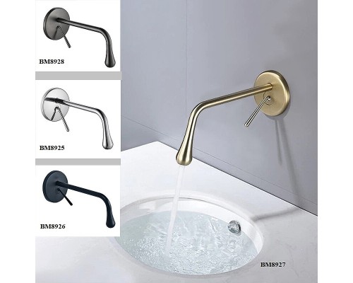 Смеситель для раковины Boch Mann Tropfen BM8928 Никель матовый