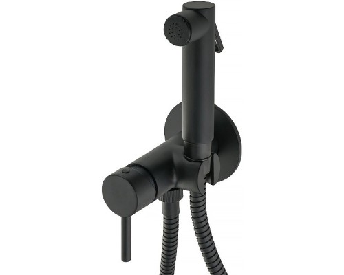 Гигиенический душ со смесителем Migliore Fortis 31555 (30455) Черный матовый