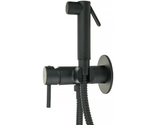 Гигиенический душ со смесителем Migliore Fortis 31555 (30455) Черный матовый