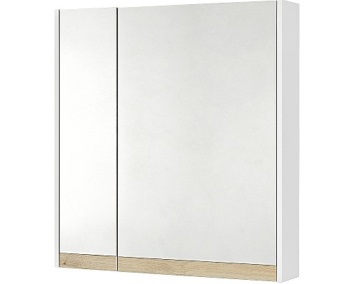 Зеркальный шкаф STWORKI Стокгольм 80 1A227402SG010 Белый Светлое дерево