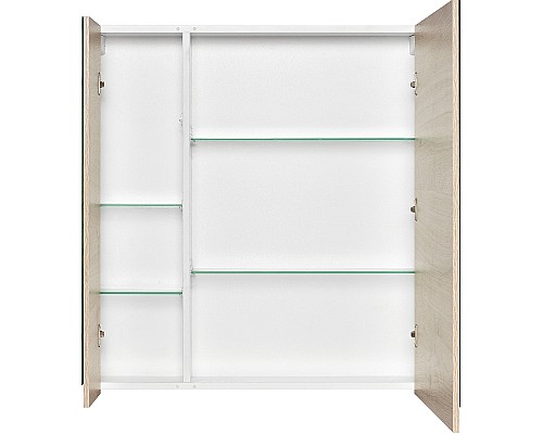 Зеркальный шкаф STWORKI Стокгольм 80 1A227402SG010 Белый Светлое дерево