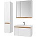 Зеркальный шкаф STWORKI Стокгольм 80 1A227402SG010 Белый Светлое дерево