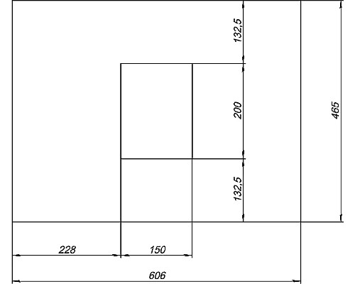 Комплект мебели для ванной STWORKI Эстерсунд 60 459665 подвесной Белый матовый Монте тиберио