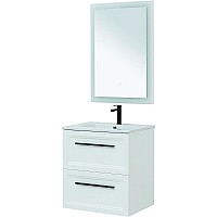 Комплект мебели для ванной STWORKI Эстерсунд 60 440919 подвесной Белый матовый