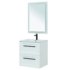 Комплект мебели для ванной STWORKI Эстерсунд 60 440919 подвесной Белый матовый