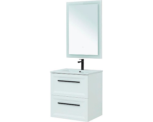 Комплект мебели для ванной STWORKI Эстерсунд 60 440919 подвесной Белый матовый
