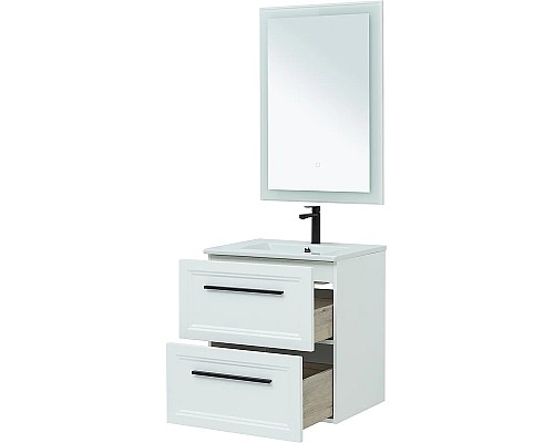 Комплект мебели для ванной STWORKI Эстерсунд 60 440919 подвесной Белый матовый