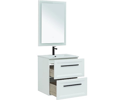 Комплект мебели для ванной STWORKI Эстерсунд 60 440919 подвесной Белый матовый