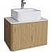 Комплект мебели для ванной STWORKI Ноттвиль 60 444537 подвесной Дуб верона