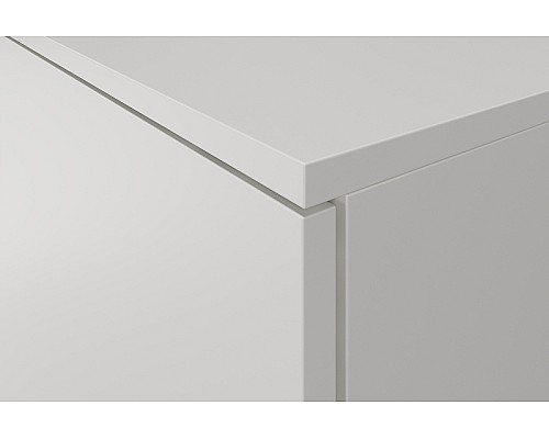 Комплект мебели для ванной STWORKI Ольборг 80 486638 подвесная Белая матовая Дуб французский