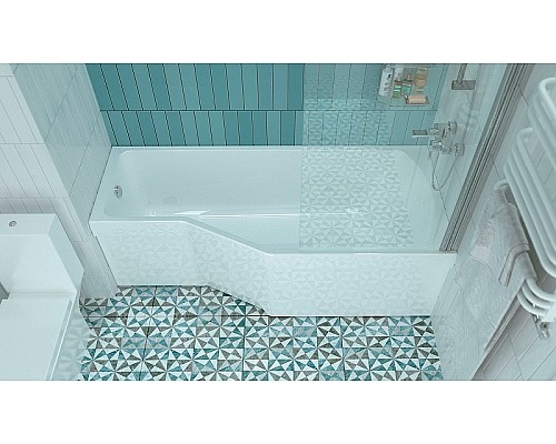 Акриловая ванна Marka One Convey 150х75 R 01кон1575п без гидромассажа