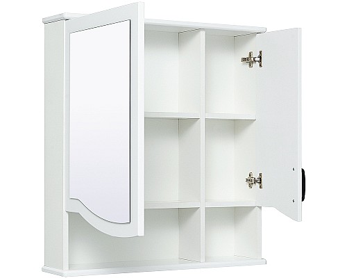 Зеркальный шкаф Runo Марсель 60 00-00001202 Белый