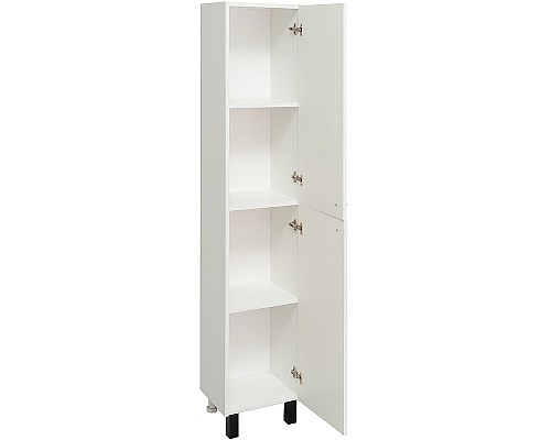 Шкаф пенал Runo Римини 35 R 00-00001253 Белый