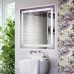 Зеркало Comforty Квадрат 75 с подсветкой с сенсорным выключателем