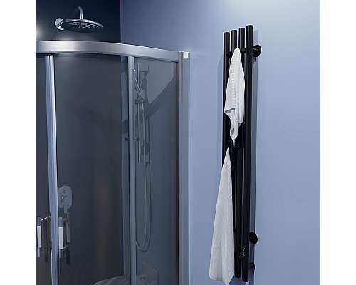 Электрический полотенцесушитель Тругор Вектор ПЭК СП 120x15 Черный