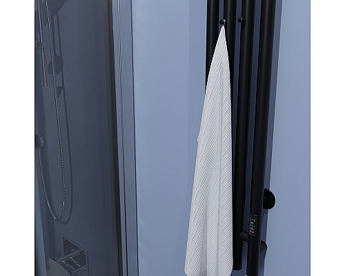 Электрический полотенцесушитель Тругор Вектор ПЭК СП 120x15 Черный