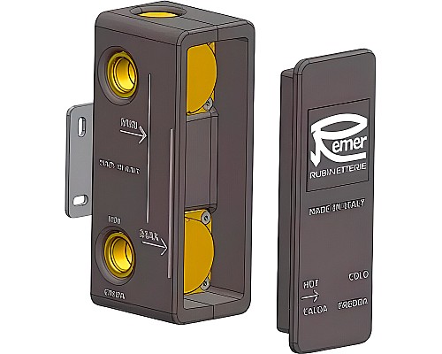 Скрытая часть для смесителя Remer RRBOX93 G 1/2
