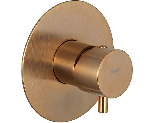 Смеситель для душа Remer Minimal Thermo NT30VO с термостатом Медь