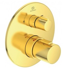 Смеситель для душа Ideal Standard Ceratherm T100 A5814A2 с термостатом Brushed Gold