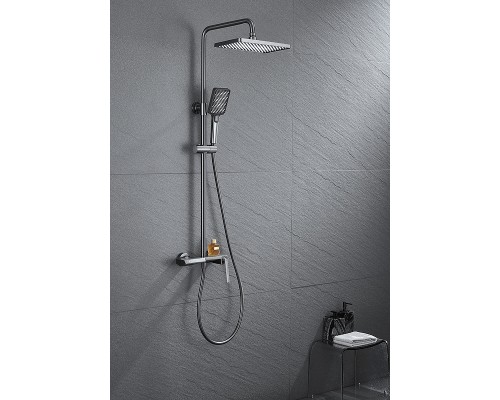 Душевая система Black&White Universe Gun Metal, арт