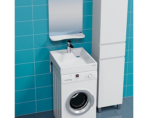 Раковина СанТа Юпитер мини 50 900133 на стиральную машину Белая