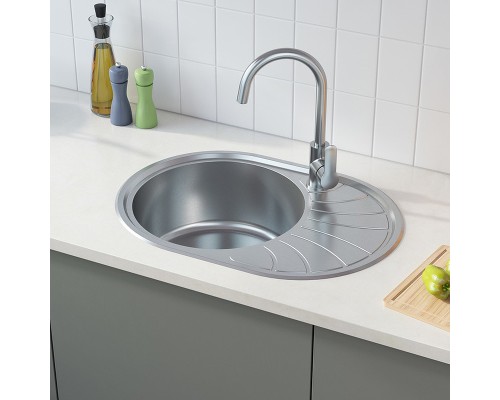 Кухонная мойка Iddis Suno S 65 SUN65SDi77 Сатин