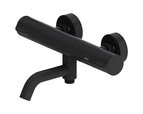 Смеситель для ванны Damixa Scandinavian Pure 363000300 с термостатом Черный матовый