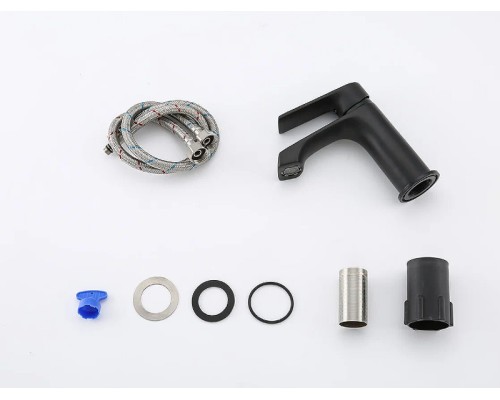 Смеситель для раковины Frap H71-6 F1071-6 Черный матовый