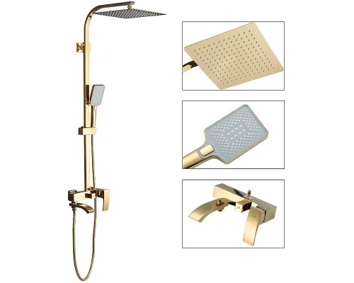 Душевая система Gappo G07-3 G2407-3 Золото