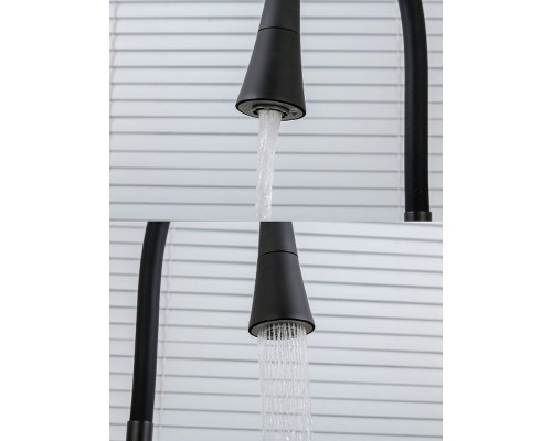 Смеситель для кухни Frap H17-6 F4417-6 Черный матовый