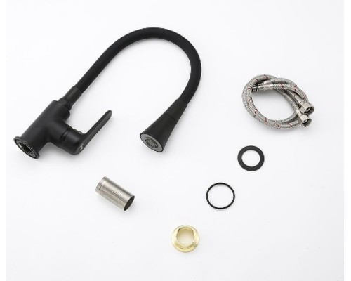 Смеситель для кухни Frap H17-6 F4417-6 Черный матовый