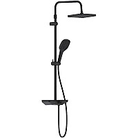 Душевая система Damixa Merkur 940730300 Черная матовая