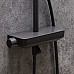 Душевая система Damixa Scandinavian Pure 936730300 Черная матовая