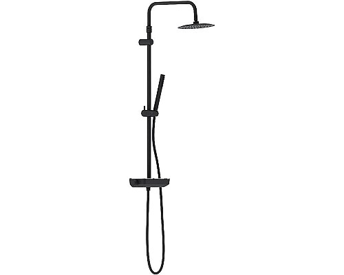 Душевая система Damixa Scandinavian Pure 936750300 с термостатом Черная матовая