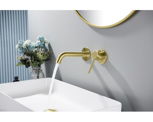 Смеситель для раковины Timo Saona 2372/17SM Золото матовое