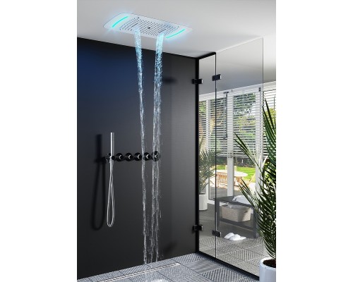 Душевая система Timo Saona SX-2319/18SM с термостатом Черное золото