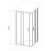 Душевой уголок Royal Bath HPD 110x90 профиль Белый стекло матовое