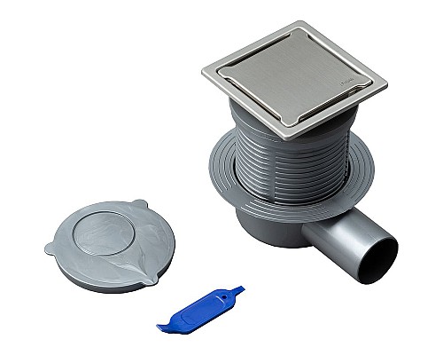 Душевой трап Logan L003-110 с решеткой Нержавеющая сталь