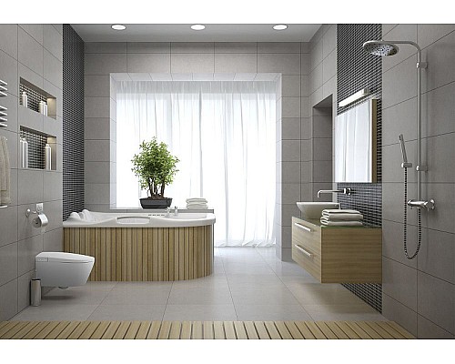 Унитаз биде Swedbe Smart 0505 подвесной c сиденьем Микролифт