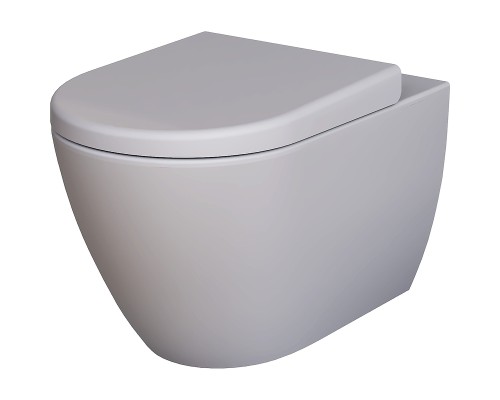 Унитаз Ambassador Queen 113T20301R подвесной Серый матовый без сиденья